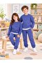 Kids & Baby Unisex Crew Neck Fleece-Lined Winter Sweatshirt Nursery Tracksuit Set 3-8 Years - 2