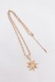 Star Model Zircon Stone Gold Color Stainless Steel Women's Necklace - 65 cm - 4