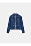 65393 Lyocell Blended Buttoned Denim Jacket - 5
