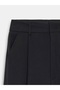 7954 High Waist Pleated Palazzo Pants -Black - 7