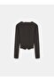 32112 Gathered Top-Dark Brown - 7