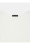 10804 Boat Neck Draped Sweater-Ecru - 7
