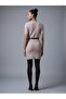 90257 Crew Neck Wool Blend Knitwear Dress-Mink M. - 2