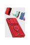 Xiaomi Redmi 13C Case Zuma Silicone with Ring and Business Card Holder - Red - 4