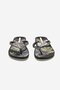 Women Graphic Print Slip On Slipper, Black and Gold - 3