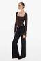 V1992 High-Waisted Pocketed Wide Leg Jeans - 8