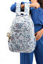 Eba-8812 Klinkır School Bag Backpack Daily Trip Sports Travel Vacation Multi-Compartment Laptop Compartment Whi̇ - 3