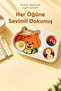 3-Compartment Animal Patterned Melamine Children's Plate - Extra Durable Bpa Free Feeding Plate - Dog - 8