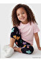 Butterfly Printed Girl's Leggings with Elastic Waist - 2