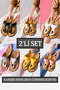 2-Pack Unisex Non-Slip Street Beach Summer Casual Slippers