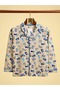 Boy's Cotton Game Console Patterned Long Sleeve Pajama Set + Eye Patch - 4