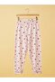 Girl's Pink Heart Patterned Striped Cotton Long Sleeve Eye Patch Pajama Set - 5