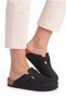 Comfortable Eva Sole Unisex Men's and Women's Home and Outdoor Daily Closed Front Boston Sabo Slippers Black - 2