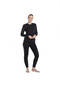 Unisex Double Layer Lightweight Flexible Breathable Knitted Fabric Thermal Underwear Set Bottom Top Suit - 6