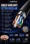 كابل إنترنت خارجي CAT6 UTP بطول 305 متر، 0.50 مم، طبقة مزدوجة، محمي بالرقائق المعدنية، AWG24 - 5
