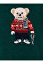 Esvab • Modern & Distinctive Zero Roba Collar Cute Teddy Bear Printed Men's Knitwear Sweater - 7