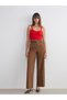 Wide-Leg Women's Pleated Pants with Waist Belt for Style Seekers from Uzg Store - 3