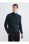 Sparkling Choices from Shining Store Half Fisherman Roba Collar Men's Knitwear Sweater - 2