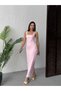 Quality Maxi Stone-Embellished Dress Pink