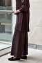 Mercerized Wide Leg Trousers - 4