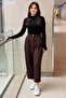 Sentez Roman Pleated Trousers with Elastic Back