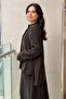 Missdalida Long Sleeve Collarless Cupro Linen Shirt - 2