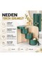 Cylinder jewelry organizer 3-compartment travel jewelry box ring earring necklace bracelet storage case - 9