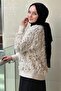 Sequined Plush Cardigan - 3