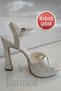 Bridal Shoes - 12cm Wedding Dress Shoes, Double Band - 3