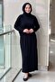Turtleneck Sweater Dress with Belt Accessory - 3