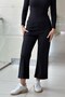 Synthesis Ribbed Bamboo Double Leg Trousers - 3