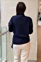 Knitwear Tunic with Side Button Detail - 4