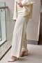 Right Back Pocket Beaded Embroidered Denim Trousers - 3