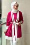 Knitwear Rib Detail Belted Inner Outer Double Set - 2