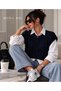 Women's Knitted Patterned Knitwear Sweater - 5