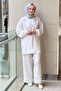 Baguette Stone Ribbed Trousers Suit - 2