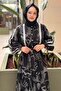 Fisto Detailed Patterned Dress - 4