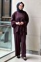 Bow-Tie Tunic Loose Pants Set - 3