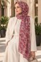 Yoryo Satin Crispy Floral Shawl