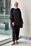Ethnic Patterned Asymmetrical Tunic Pant Set