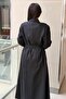 Missdalida Linen Jacket with Belt and Pocket Detail - 4
