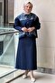 Sequin Detailed Jacket Skirt Jeans Set - 2