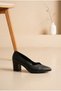 V Cut Heeled Shoes - 3