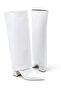 Women's Wanda Slip-On Boots - White-Patent Leather - 3