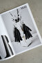 Silver Color Chain Earrings – Black Color Tassel Design - 7