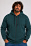 Large Size Unisex Hooded 3Ip Sweat 11701 Nefti