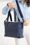 Women's Navy Blue Hand and Shoulder Bag Large Size-6011