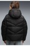 Jachetă puffer de damă cu glugă - 6