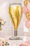 Gold 100X45 cm Large Size Champagne Glass Foil Balloon Bride to Be Bachelorette Party