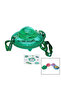 Ufo Model Colorful Mica Crystal Water Bottle with Straw - with Carrying Strap 550ml (Send Any Color) - 2
